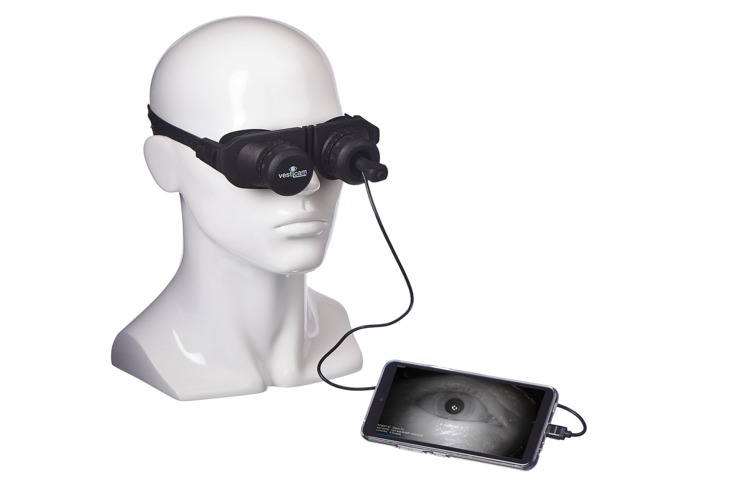 BUNDLE: Vesticam2 Infrared Video Goggles - MONOCULAR + Android Recording Device